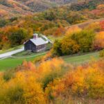 Waterville valley barn along Route 109-2
