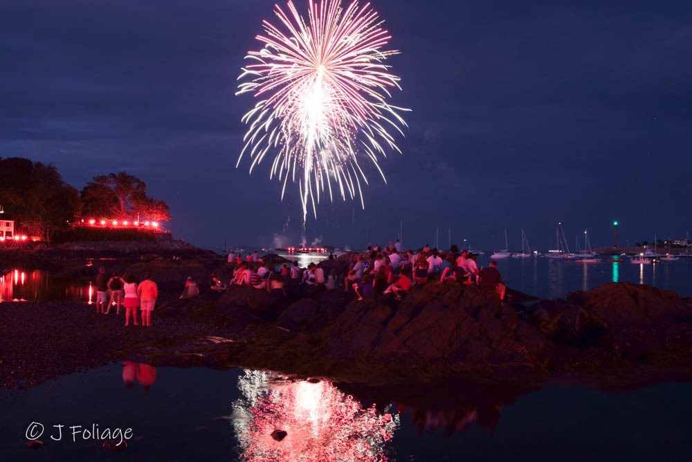 Fireworks from Fort Beach